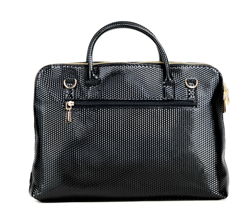 Monnari Premium Collection – lakierowana torebka aktówka na laptop i A4, Jesień–Zima 2025/26