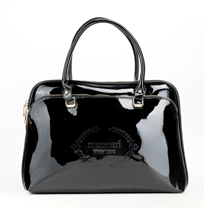 Monnari Premium Collection – lakierowana aktówka na laptop i A4, Jesień–Zima 2025/26