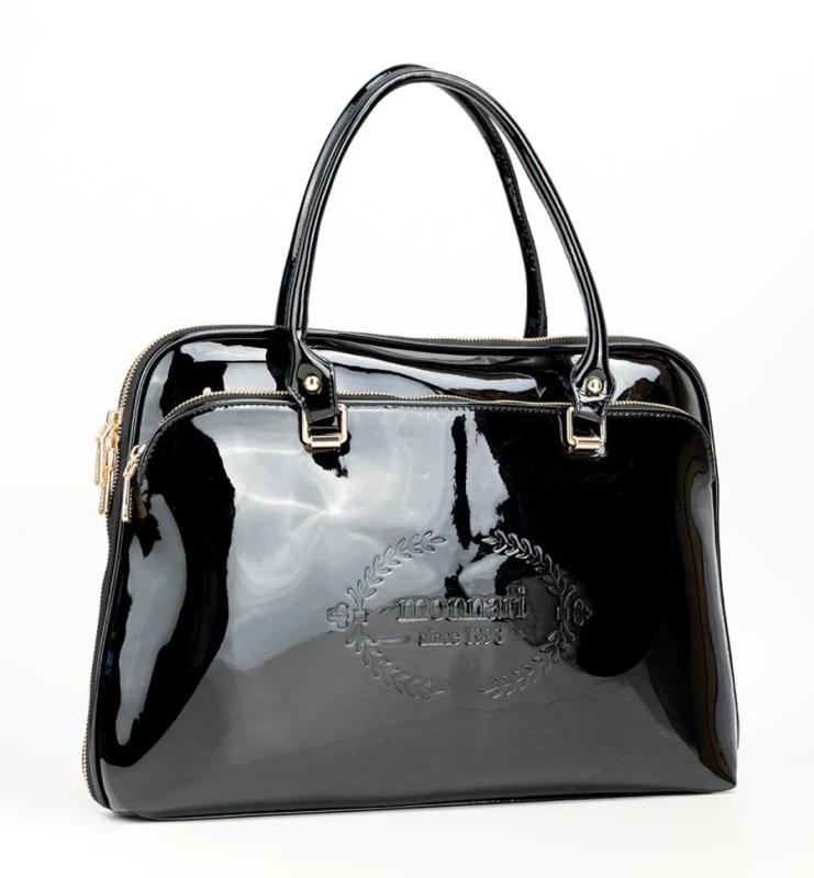 Monnari Premium Collection – lakierowana aktówka na laptop i A4, Jesień–Zima 2025/26