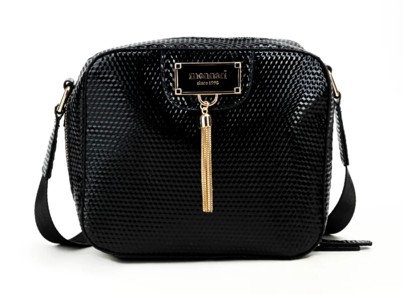 Monnari – listonoszka z frędzlem, lakierowana skóra, modna faktura, Jesień–Zima 2025/26