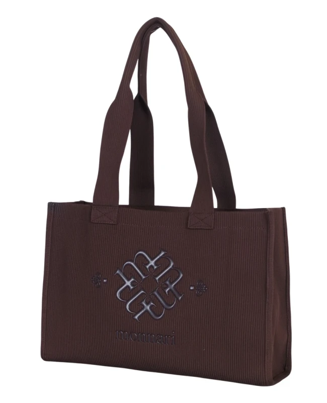 Torba na zakupy MONNARI Shopper Premium – modna shopperka czekoladowa 2025