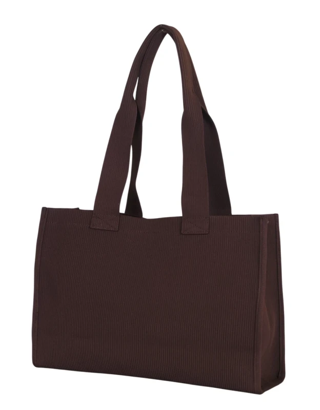 Torba na zakupy MONNARI Shopper Premium – modna shopperka czekoladowa 2025