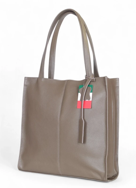 VERA PELLE Skórzana torebka damska | A4 | Made in Italy | Skóra naturalna