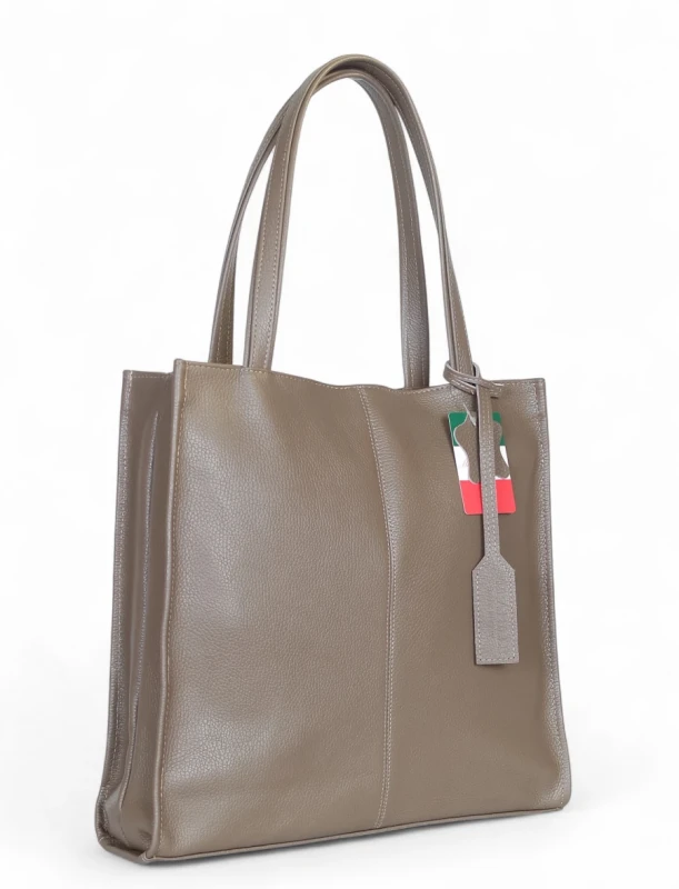 VERA PELLE Skórzana torebka damska | A4 | Made in Italy | Skóra naturalna
