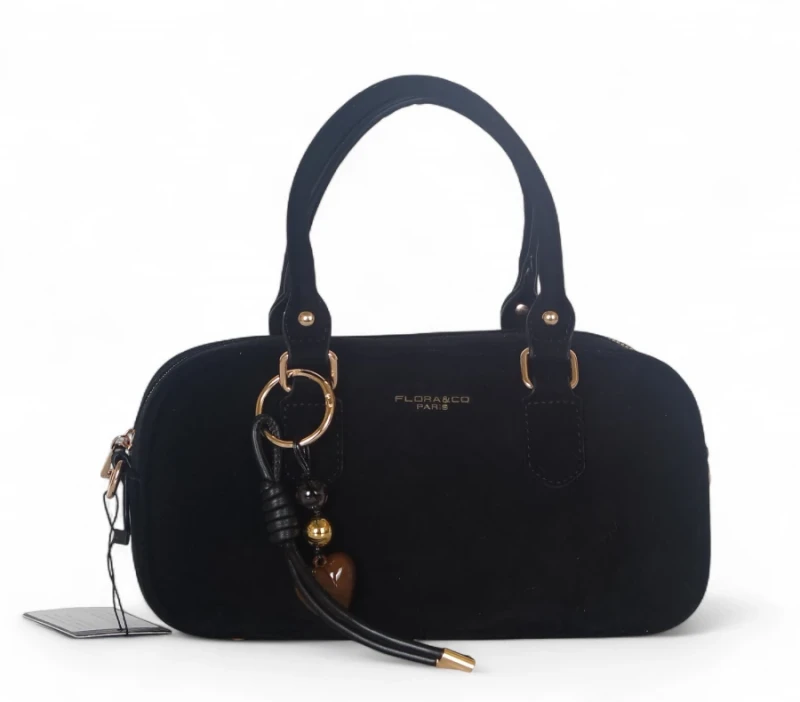 torebka damska FLORA&amp;CO Paris kuferek zamszowy – modna torebka jesień zima 2025/26