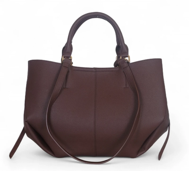 Torebka Gallantry Paris shopper bag ze skóry ekologicznej – modna torba z saszetką i regulowaną szerokością