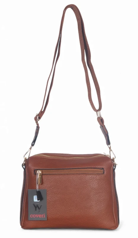 Torebka listonoszka Coveri Italy – pojemna, modna i wygodna | Skóra ekologiczna premium