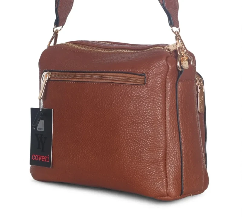 Torebka listonoszka Coveri Italy – pojemna, modna i wygodna | Skóra ekologiczna premium