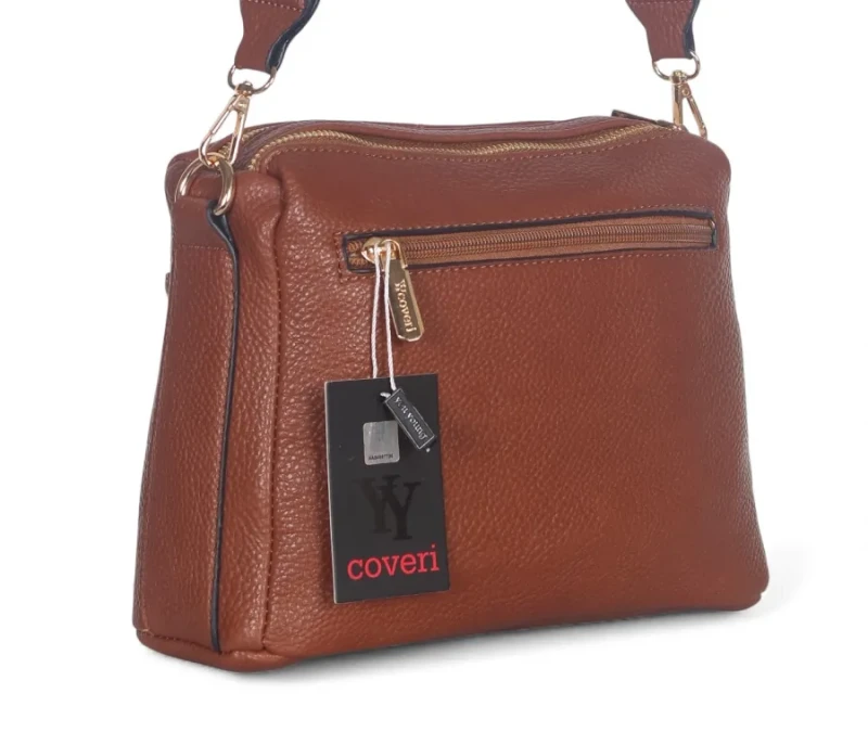 Torebka listonoszka Coveri Italy – pojemna, modna i wygodna | Skóra ekologiczna premium