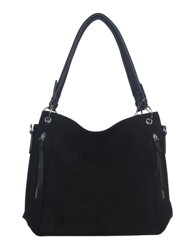 Torebka damska Laphrodite Paris – pojemna, elegancka i lekka | Zamsz ekologiczny + eko skóra