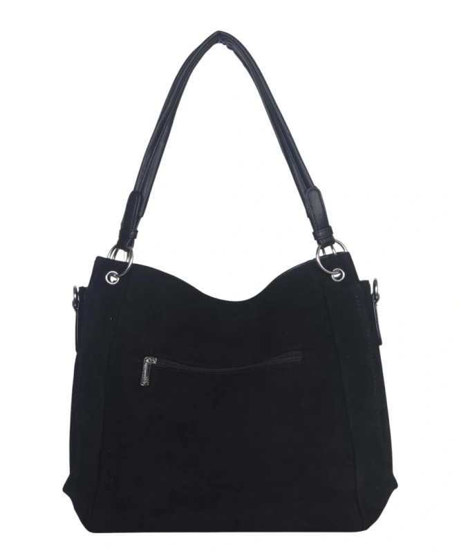 Torebka damska Laphrodite Paris – pojemna, elegancka i lekka | Zamsz ekologiczny + eko skóra