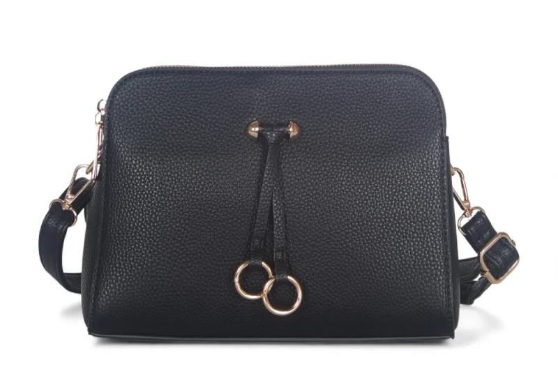 Torebka listonoszka 3-komorowa • Skóra ekologiczna • Modna i pakowna na co dzień