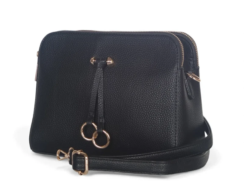 Torebka listonoszka 3-komorowa • Skóra ekologiczna • Modna i pakowna na co dzień