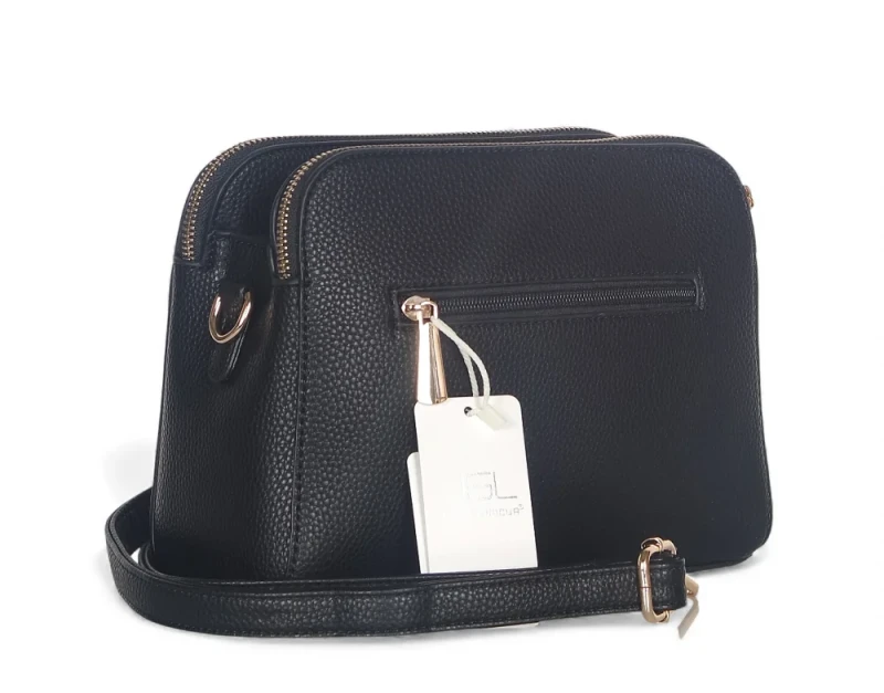 Torebka listonoszka 3-komorowa • Skóra ekologiczna • Modna i pakowna na co dzień