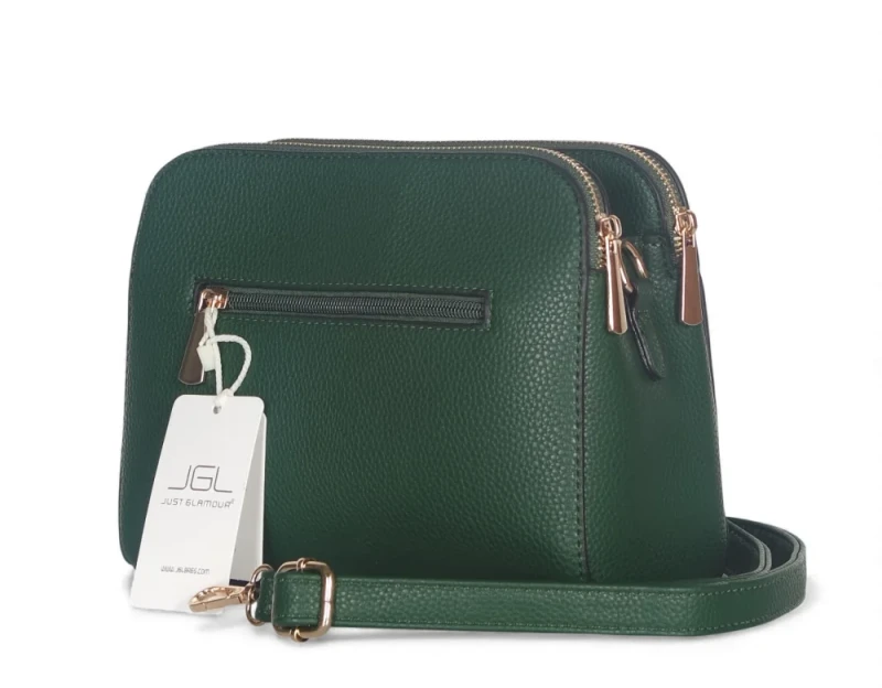 Torebka listonoszka 3-komorowa • Skóra ekologiczna • Modna i pakowna na co dzień