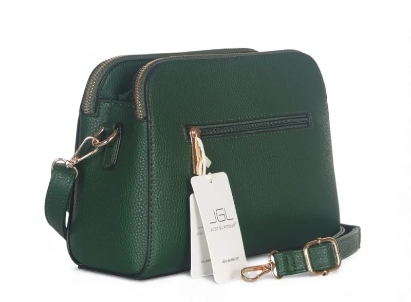 Torebka listonoszka 3-komorowa • Skóra ekologiczna • Modna i pakowna na co dzień