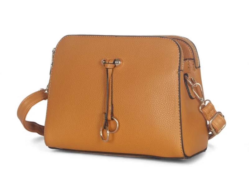 Torebka listonoszka 3-komorowa • Skóra ekologiczna • Modna i pakowna na co dzień