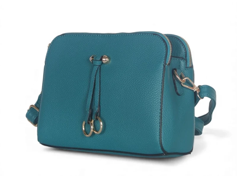 Torebka listonoszka 3-komorowa • Skóra ekologiczna • Modna i pakowna na co dzień