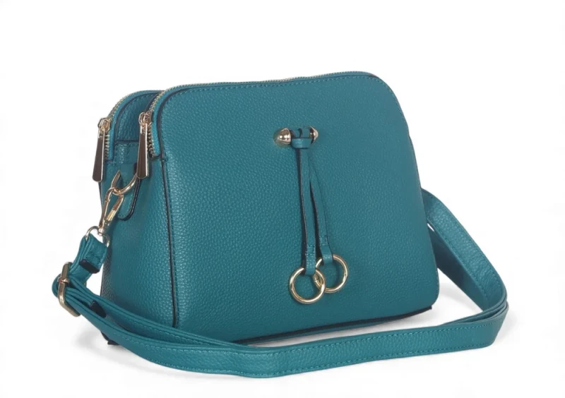 Torebka listonoszka 3-komorowa • Skóra ekologiczna • Modna i pakowna na co dzień