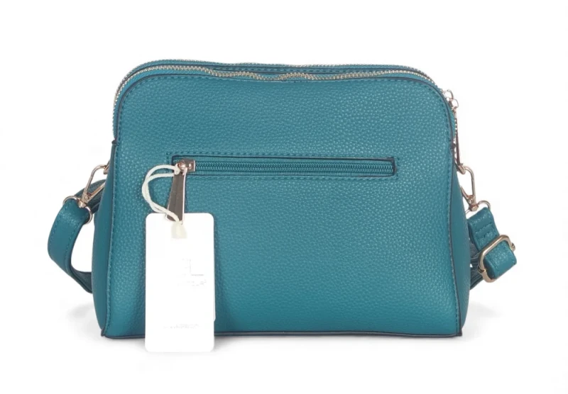 Torebka listonoszka 3-komorowa • Skóra ekologiczna • Modna i pakowna na co dzień