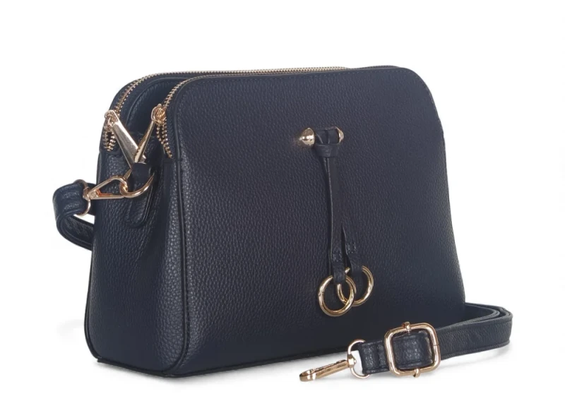 Torebka listonoszka 3-komorowa • Skóra ekologiczna • Modna i pakowna na co dzień