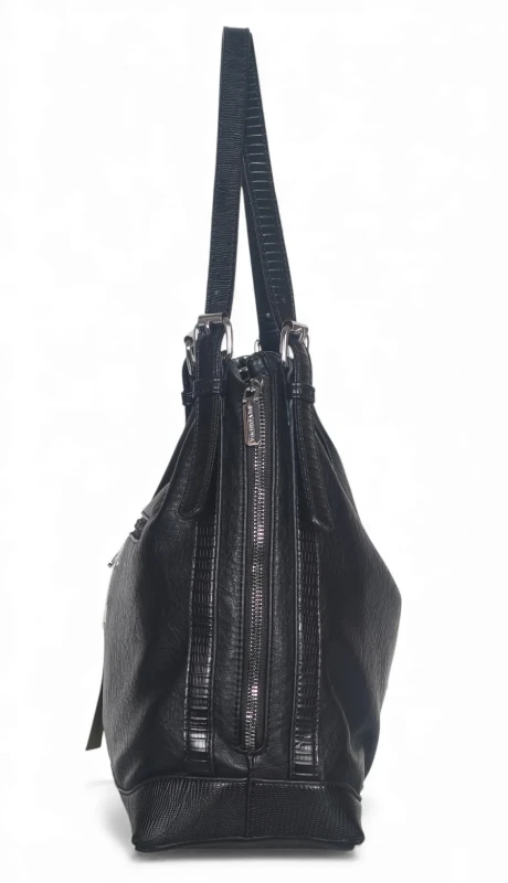 Pojemna torebka worek SILVIA ROSA Italy • Regulowana • A4 • Z paskiem