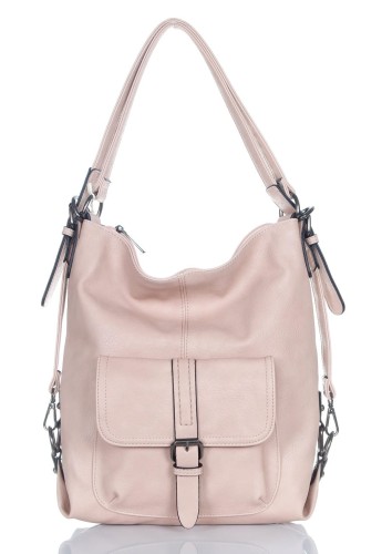 2w1 Torebka i plecak | Pojemny efektowny torbo plecak | Worek A4 