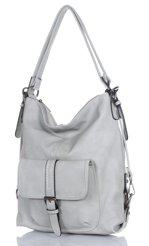 2w1 Torebka i plecak | Pojemny efektowny torbo plecak | Worek A4