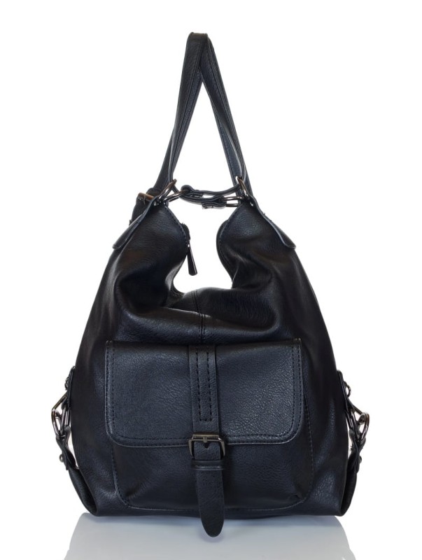 2w1 Torebka i plecak | Pojemny efektowny torbo plecak | Worek A4