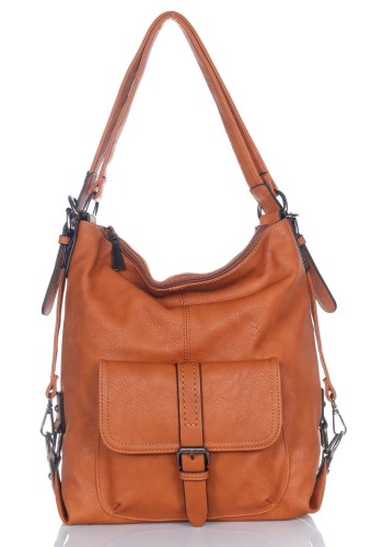 2w1 Torebka i plecak | Pojemny efektowny torbo plecak | Worek A4 