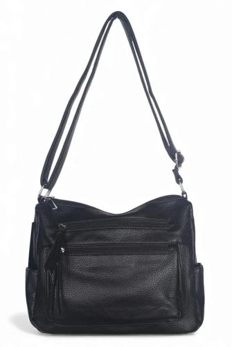 Praktyczna torebka damska na długim pasku 2 komory i 8 kieszonek 