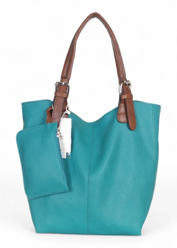 Torebka damska shopper 2w1 Saszetka na pasku