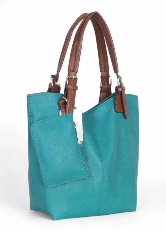 Torebka damska shopper 2w1 Saszetka na pasku