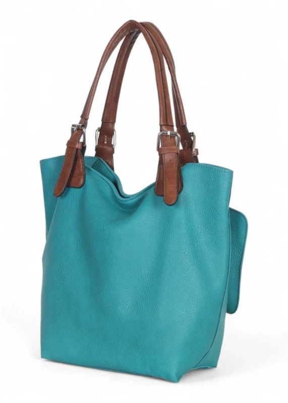 Torebka damska shopper 2w1 Saszetka na pasku