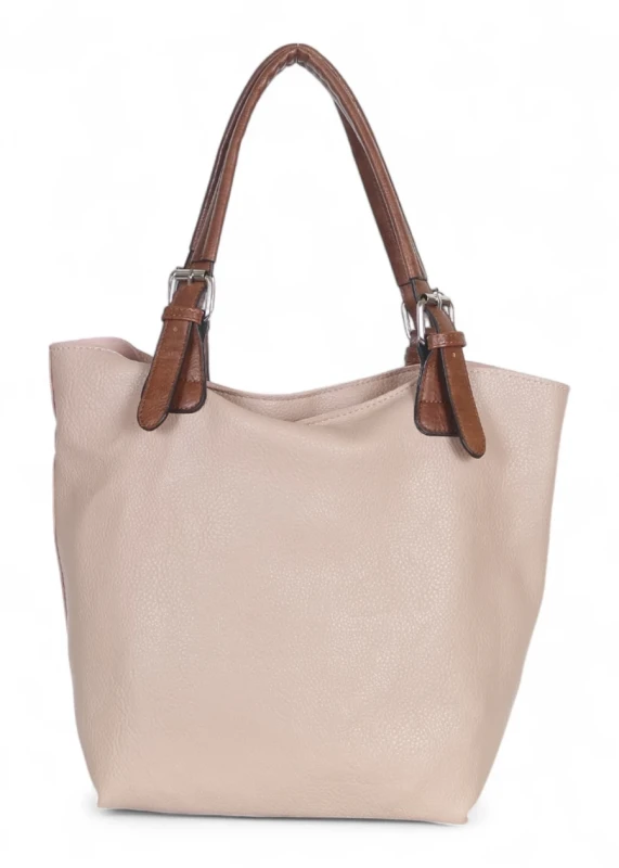 Torebka damska shopper 2w1 Saszetka na pasku