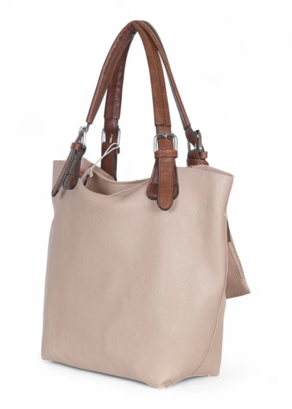 Torebka damska shopper 2w1 Saszetka na pasku