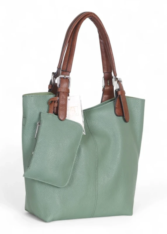 Torebka damska shopper 2w1 Saszetka na pasku