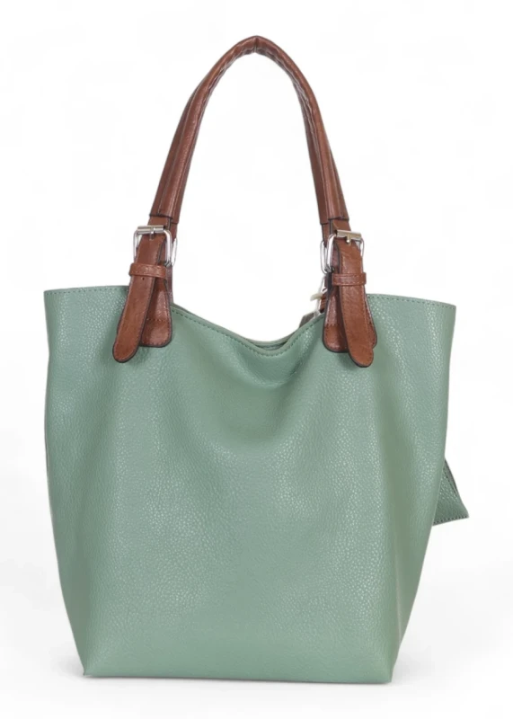 Torebka damska shopper 2w1 Saszetka na pasku