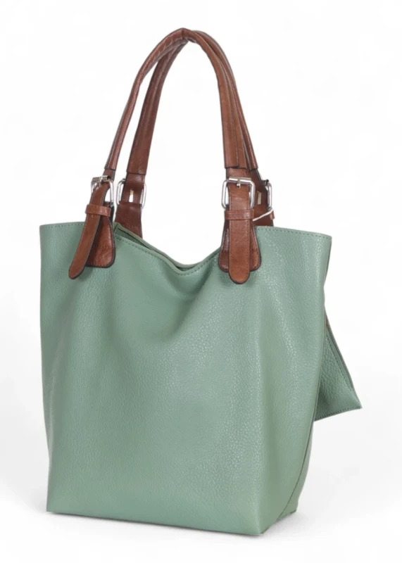 Torebka damska shopper 2w1 Saszetka na pasku