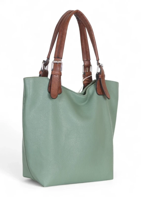 Torebka damska shopper 2w1 Saszetka na pasku