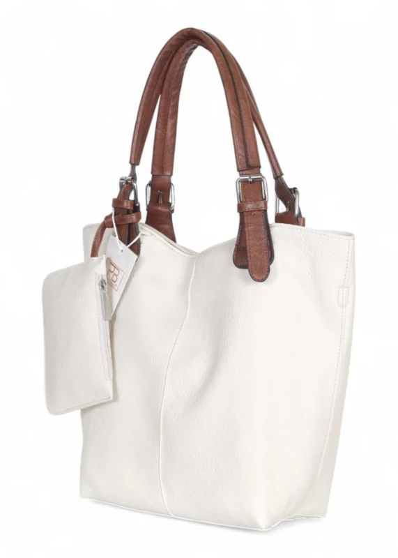 Torebka damska shopper 2w1 Saszetka na pasku