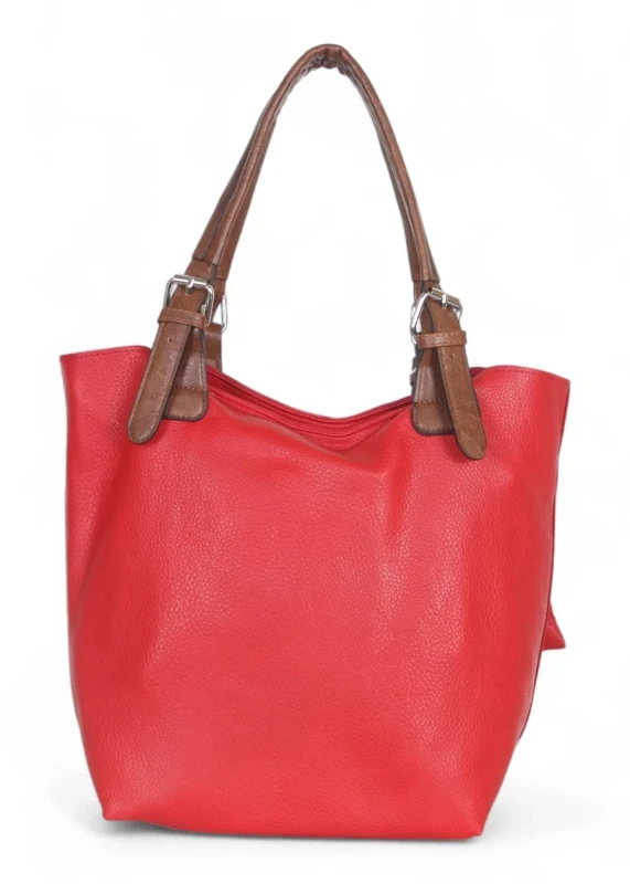 Torebka damska shopper 2w1 Saszetka na pasku