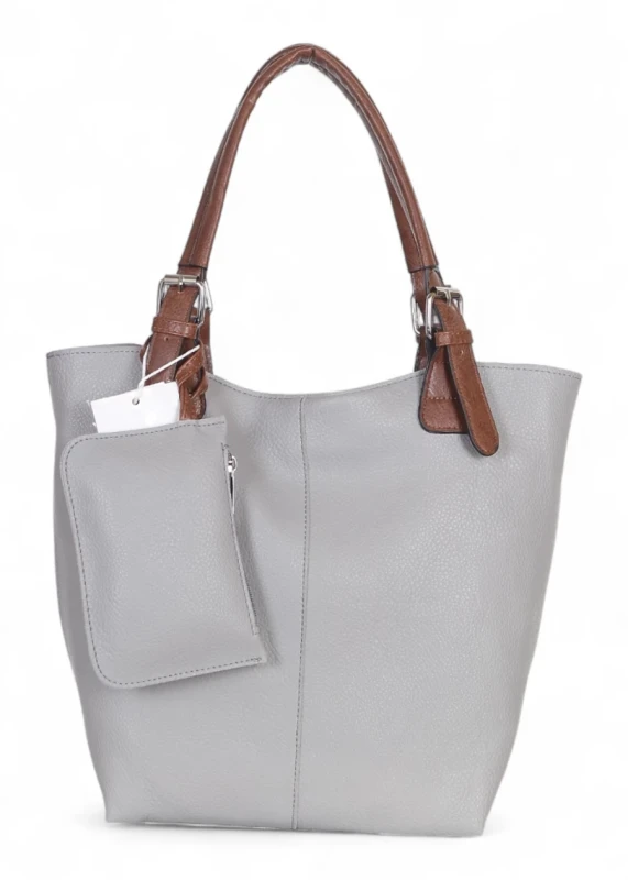 Torebka damska shopper 2w1 Saszetka na pasku