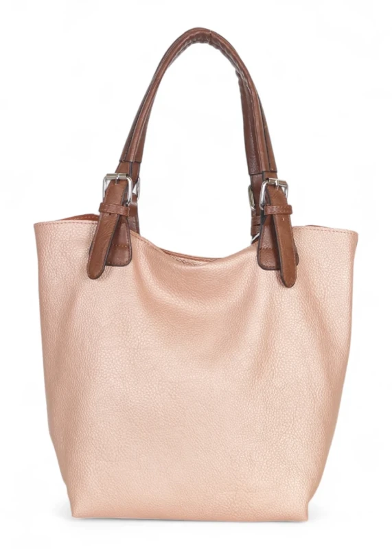 Torebka damska shopper 2w1 Saszetka na pasku