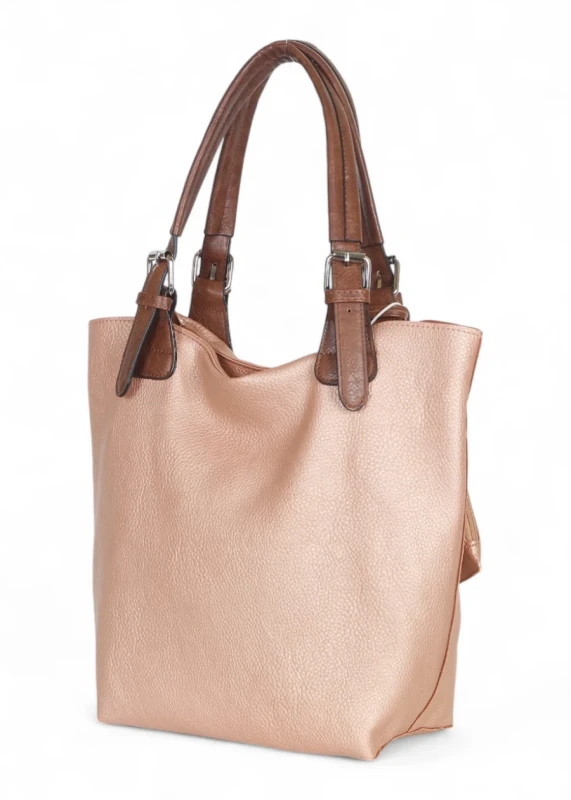 Torebka damska shopper 2w1 Saszetka na pasku