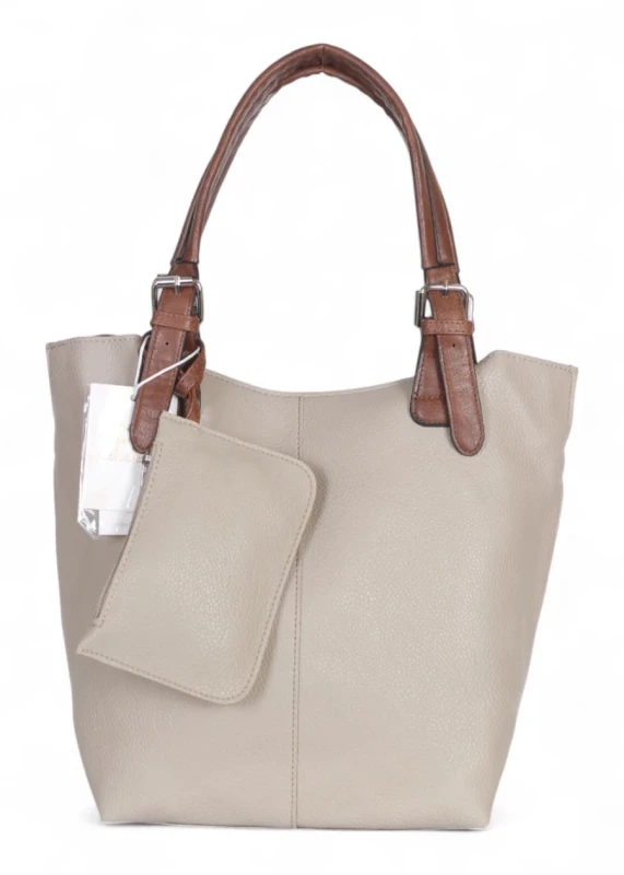 Torebka damska shopper 2w1 Saszetka na pasku