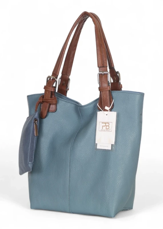 Torebka damska shopper 2w1 Saszetka na pasku