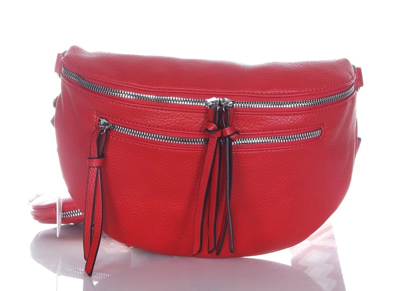 Zgrabna nerka Biodrówka Saszetka Na szerokim pasku