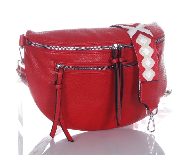 Zgrabna nerka Biodrówka Saszetka Na szerokim pasku