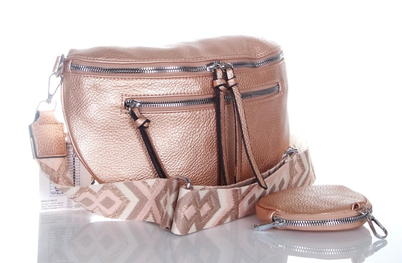 Zgrabna nerka Biodrówka Saszetka Na szerokim pasku